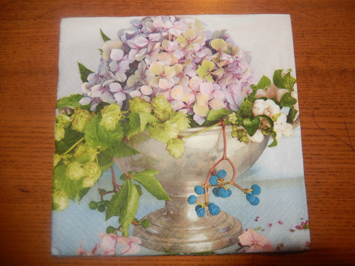 Ubrousek na decoupage - bramboříky