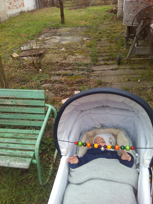 Řetěz na kočárek s rolničkou — foto 1