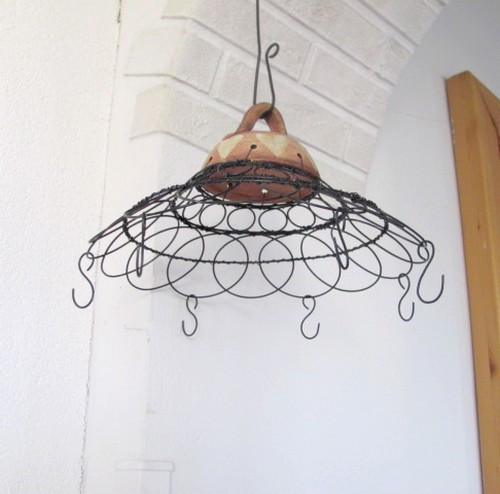 Drátovaný závěs - bylinkáč — foto 1