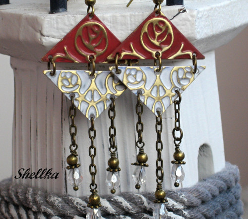 Náušnice ,,ROSES,, — foto 1