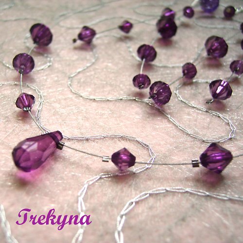 Souprava Violette z akrylových broušenek — foto 1