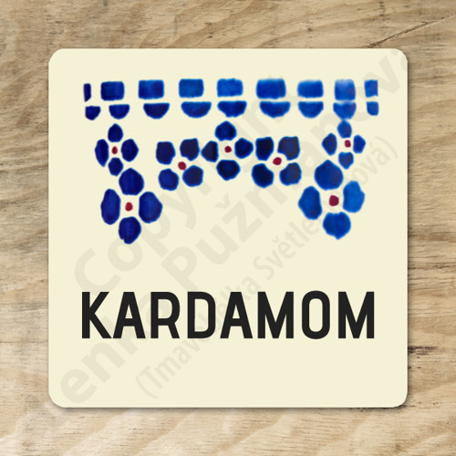 Kardamom - samolepka na kořenku — foto 1