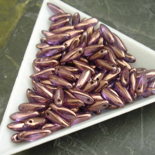Jazýčky 3x11mm - fialové - 30 ks