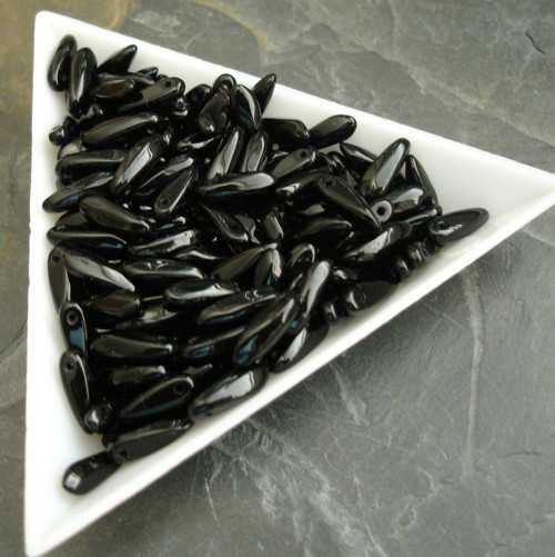 Jazýčky 3x11mm - černé - 30 ks