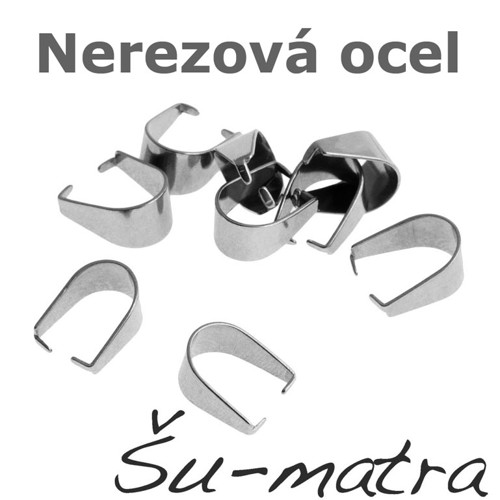 Šlupna 10x4 mm z nerezové oceli (10 ks)