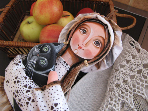 Anetka s kocourkem... :))) — foto 1