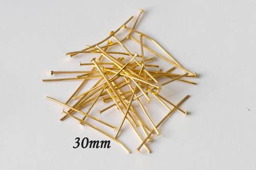 Ketlovací nýt 30mm - zlatý