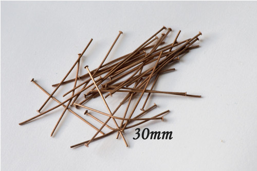 Ketlovací nýt 30mm - měď