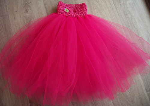 Tutu sukýnka- neon pink -1-7let — foto 1