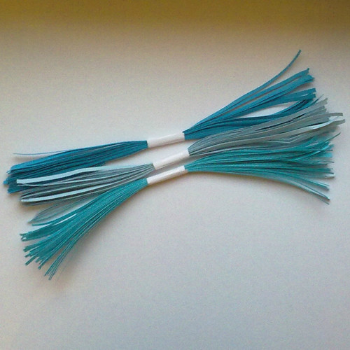 Mix modré proužky na quilling 4 mm