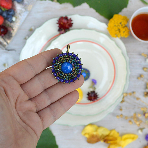 Blue&Iris earrings — foto 1