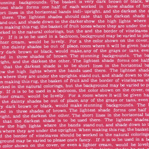 Látka L's Modern Spring-text (pink/bílá)