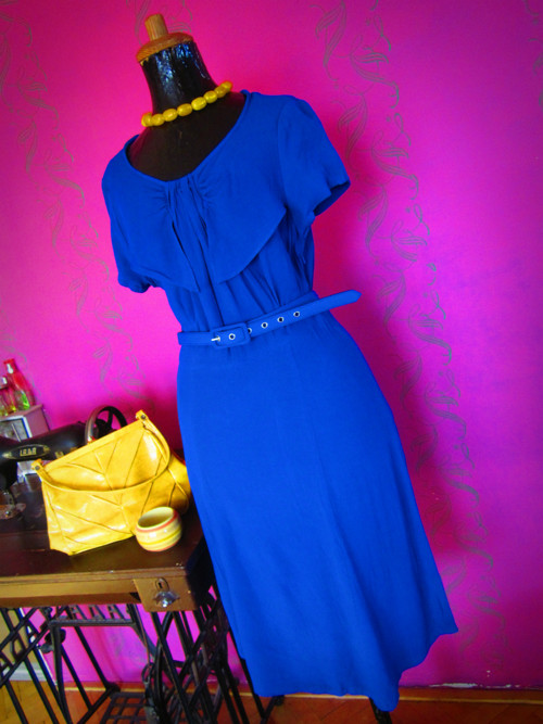 Šaty cobalt blue — foto 1