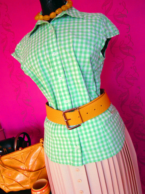 Pásek retro yellow — foto 1