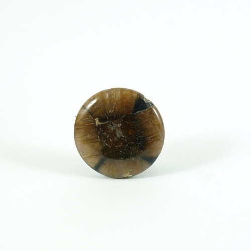 Chiastolit – vrtaná placička 26 × 26 × 7 mm