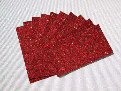Brokátový karton 37 - bordó (25 x 35 cm) — foto 1