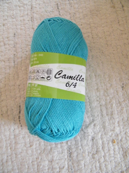 Háčkovací příze Camilla tyrkys 5308