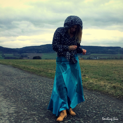 ...k moři za tyrkysem...maxi sukně — foto 1