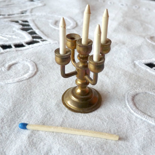Miniatura - pětiramenný svícen — foto 1