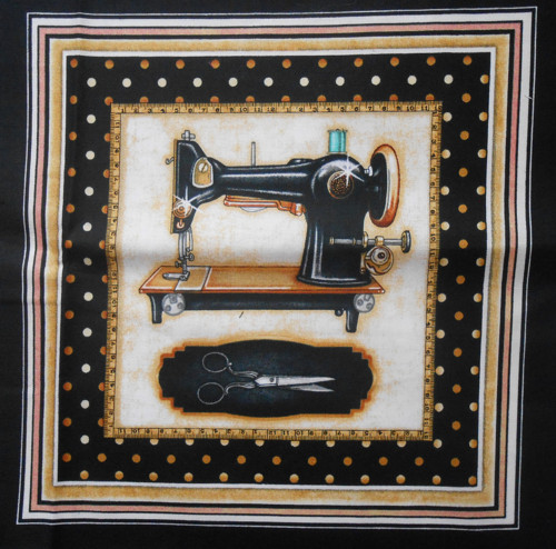 Šicí stroje- Black- velký panel — foto 1