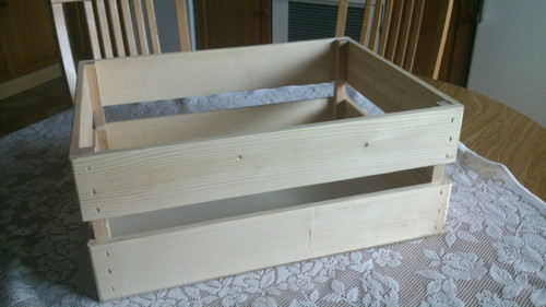Dřevěná bedýnka velká — foto 1