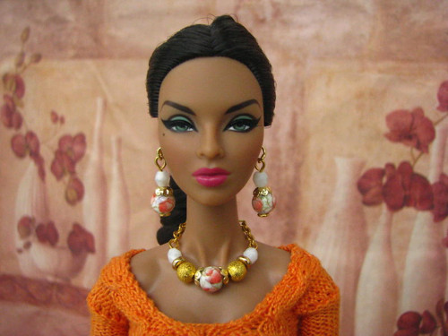 Šperky pro Barbie - bílozlatá sada — foto 1
