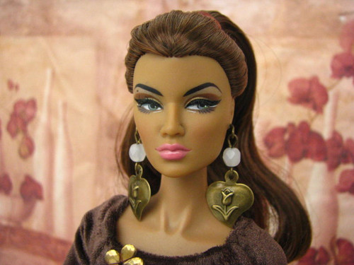 Náušnice pro Barbie, FR, Monsterky - mosazné — foto 1