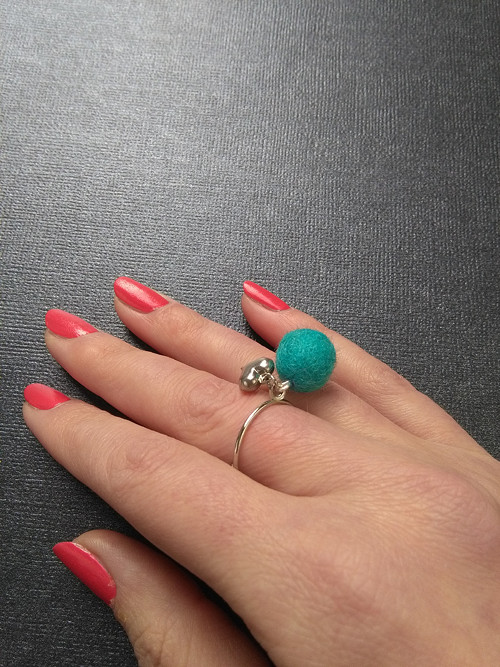 Prsten "My Valentine" ... turquoise — foto 1