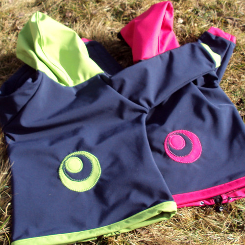 Rostoucí softshell. bundička 1-3 zelená — foto 1
