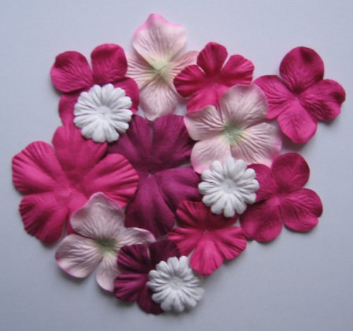 Pinks - Paper Flowers - scrapbook — foto 1