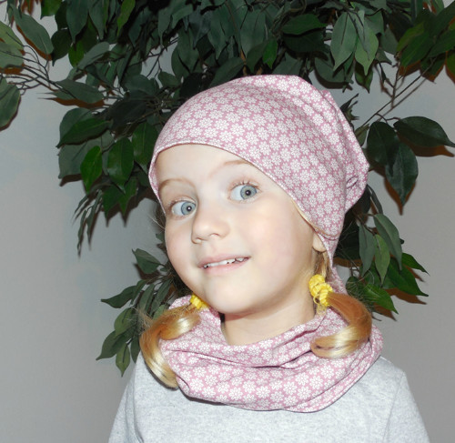 Jarní set čepička a nákrčník — foto 1