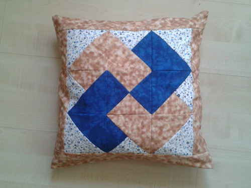 Patchworkový povlak na polštář 40x40cm — foto 1