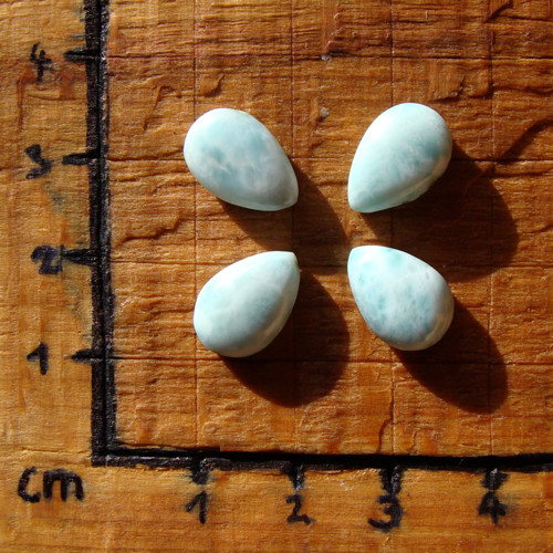 Larimar - set čtyř kabošonů — foto 1