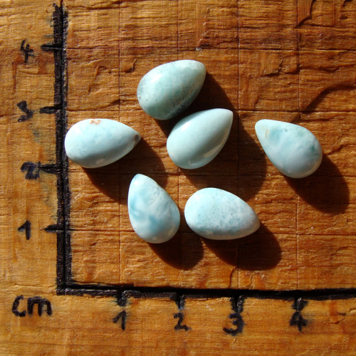 Larimar - set šesti kabošonů — foto 1