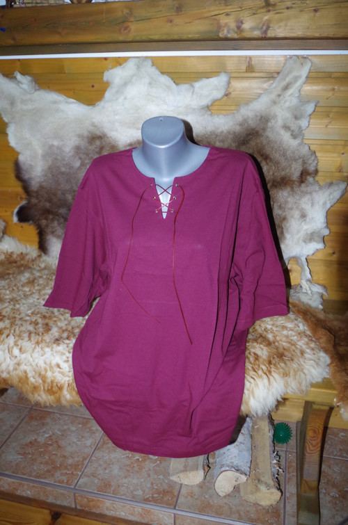 Triko se šněrováním 2XL bordo — foto 1