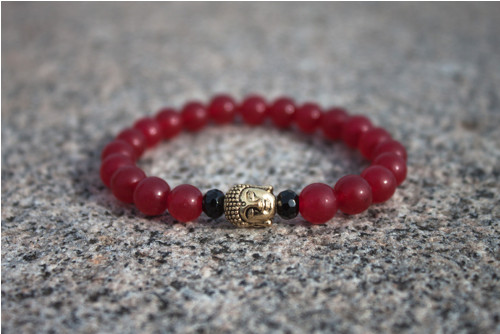 Buddha náramek - nefrit a onyx — foto 1