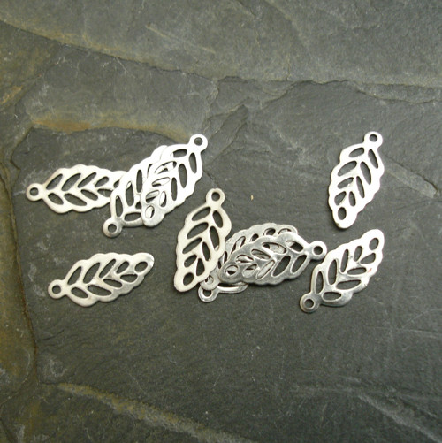 Přívěsek lístek 13x6mm-Stainless Steel 304 - 2 ks