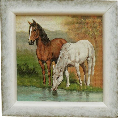 Obrázek decoupage: Koně u vody 01 — foto 1