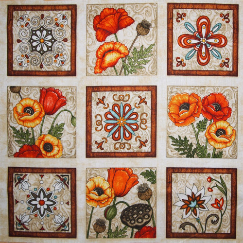 Panel s květy — foto 1