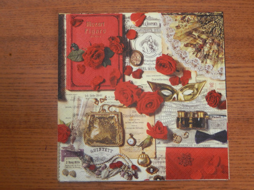 Ubrousek na decoupage - v opeře — foto 1