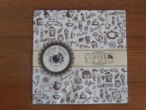 Ubrousek na decoupage - coffee house — foto 1