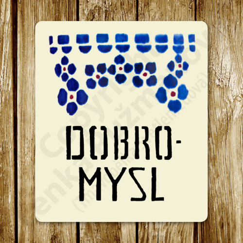 Dobromysl - samolepka na nádobu — foto 1