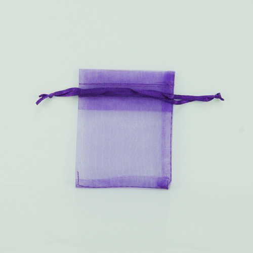 Organzový sáček 7 x 9 cm fialový - 1ks/5ks