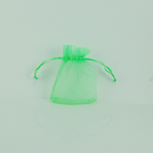 Organzový sáček 7 x 9 cm zelený