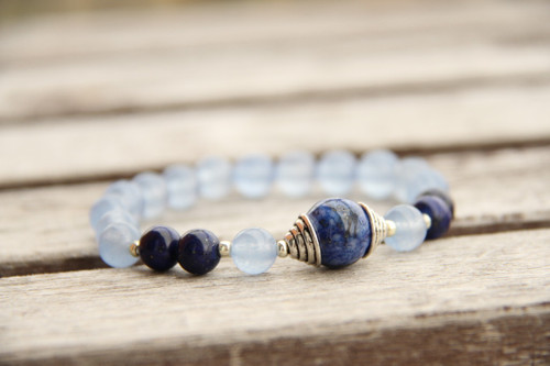 Náramok lapis lazuli — foto 1