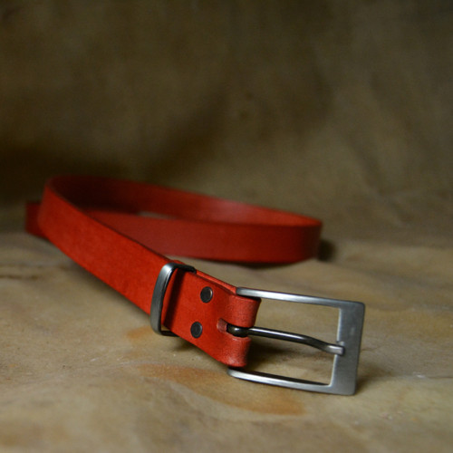 Červený opasek 3cm — foto 1