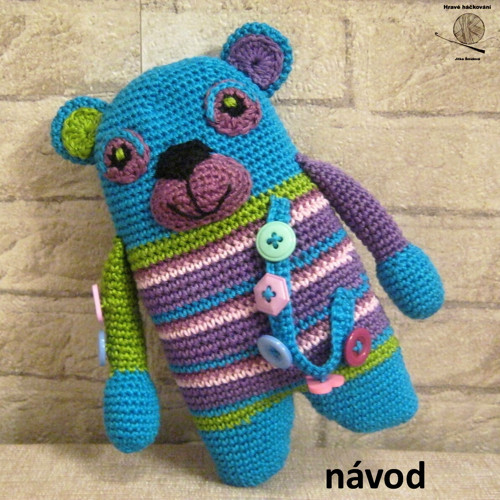 Méďa na spaní_pro nejmenší_návod na háčkování