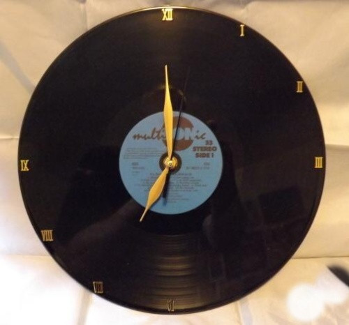 Nástěnné hodiny LP deska - vinyl — foto 1