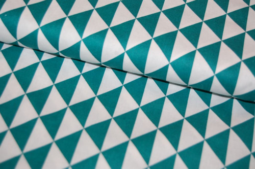 Bavlněná látka : Triangles - Canard — foto 1