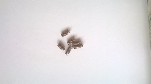 Koncovka na kůži "staroměď"-2mm - 4ks
